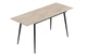 Стол кухонный раскладной Данди на конусных ногах Ferrum-decor 75x120(160)x70 Черный металл ДСП Дуб Сан-Марино 16 мм (DAND113) - изображение 3