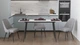 Стол кухонный раскладной Данди на конусных ногах Ferrum-decor 75x120(160)x70 Черный металл ДСП Белый 16 мм (DAND114) - изображение 10