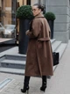 Пальто Jadone Fashion Селин L-XL шоколад - изображение 4