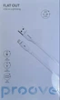 Кабель Proove Flat Out Lightning 2.4A (1m) White - зображення 1