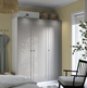Шафа PAX 150x60x201 см IKEA 695.638.13 сірий/білий - зображення 2