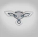 Люстра VALESO V K28953-3 TL WT с пультом светодиодная LED на кухню, для гостинной, для спальни - изображение 2