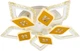 Люстра VALESO V K39939-5+5+1 WT+gold з пультом світлодіодна LED на кухню, для вітальні, для спальні - зображення 4
