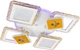 Люстра VALESO V K39940-4+2+1 WT+gold с пультом светодиодная LED на кухню, для гостинной, для спальни - изображение 8