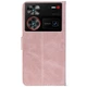 Чохол-книжка Crazy Horse Clasic для Nubia Z60 Ultra Rose Gold (Front) (61130) - изображение 3
