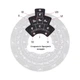Квинтовое колесо для аккордов / инструмент для изучения теории музыки Circle Of Fifths Wheel квинтовый круг для музыкантов, 12х0.2 см, черный (99795231) - изображение 9
