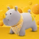 Стрибун джемпер дитячий гумовий надувний з насосом Носоріг SUN BABY, сірий - зображення 4