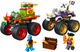 Zestaw klocków LEGO City Monster Truck Race 301 element (60397) - obraz 3