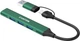 USB-хаб Canyon DS-02 4-в-1 USB-A/C Green (CNS-TDS02GR) - изображение 3