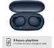 Бездротові навушники Sony WF-XB700 / Bluetooth 5.0 / Швидка зарядка / До 18 годин роботи від кейса / Сині Б/В - зображення 4