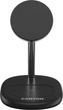 Ładowarka bezprzewodowa Canyon WCS-205 15 W Qi2 2-w-1 + zasilacz i kabel USB-C 1 m Black (CNS-WCS205B) - obraz 2