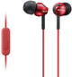 Дротові навушники Sony MDR-EX110AP Червоні Б/В - зображення 1