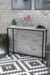 Консольний столик в стилі лофт EcoLoft DSP-1157 Дуб Кортона - зображення 2