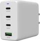 Бездротовий зарядний пристрій Canyon CU100ACC GaN 100 Вт 3xUSB-C PD2.0 1xUSB-A QC2.0 EU White (CNS-CUW100ACC) - зображення 2