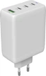 Бездротовий зарядний пристрій Canyon CU100ACC GaN 100 Вт 3xUSB-C PD2.0 1xUSB-A QC2.0 EU White (CNS-CUW100ACC) - зображення 3