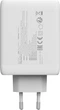 Бездротовий зарядний пристрій Canyon CU100ACC GaN 100 Вт 3xUSB-C PD2.0 1xUSB-A QC2.0 EU White (CNS-CUW100ACC) - зображення 5