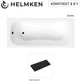 Ванна акриловая Helmken Edelva 170x70 см (89PK413877) комплект 2 в 1: прямоугольная ванна, Черный подголовник - изображение 2
