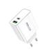 Мережевий зарядний пристрій Remax Kiddy 2 порти, USB + Type-C 65W (RP-U125) - зображення 1