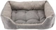 Лежак для собак и кошек Фортнокс FX Home LUX Калифорния 60х40х18 см Серый 2820000017987) - изображение 2