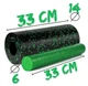 Массажный ролик (роллер) гладкий PowerPlay PP-4348 2 in 1 EPP Foam Roller Черно/Зеленый (33x14 см) (PP_4348_Green_(33*14)) - изображение 4
