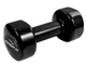 Гантель виниловая PowerPlay 1,5 кг PP_4121 Черная 1 шт (PP_4121_1,5kg) - изображение 2