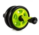 Колесо для пресса двойное PowerPlay 4327 Dual-Core Ab Wheel Черно-зеленое (PP_4327_Black/Green) - изображение 1