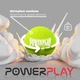 Масажний силіконовий м'яч PowerPlay PP-4354 Silicone Lacrosse Ball (6.5 см) Зелений (PP-4354_Green) - зображення 4