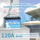 Аккумулятор Kepworth LiFePO4 12V 120Ah 1536W 332mm с зарядным устройством (литий железо фосфатный АКБ с BMS) - изображение 3