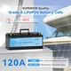 Аккумулятор Kepworth LiFePO4 12V 120Ah 1536W Smart Bluetooth с зарядным устройством (литий железо фосфатный АКБ з BMS) - изображение 5