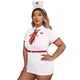 Костюм откровенный женский медсестра белый Size+ XXL - изображение 1