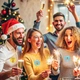 Набір Різдвяний Класичний Oxbo Party для 30 гостей + Наклейка на стіну - зображення 3