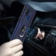 Чехол Shield для Samsung Galaxy M31 / M315 Бампер противоударный подставкой кольцом Blue - изображение 3