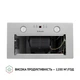 Кухонная вытяжка Perfelli BIET R 5854 I 1200 LED нерж. сталь полновстраиваемая мощная с пультом ДУ 1200 куб.м. - изображение 5