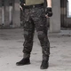 Чоловічі тактичні штани multicam з наколінниками G3 Combat IDOGEAR, штани камуфляж Rip Stop чорний мультикам, 6933451-S - зображення 9