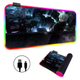 Игровая поверхность, коврик для мышки с Аниме принтом "Токийский гуль / Tokyo ghoul" LED посдветка 800*300*4 мм 2103 - изображение 1