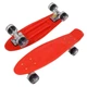 Детский Скейт Пенни Борд со светящимися колесами 6 см Best Board Красный - изображение 3