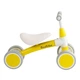 Беговел велобег для детей от 1,5 - 3 лет колеса EVA Best Trike Желтый - изображение 2