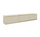 Тумба под телевизор навесная Perfect Home Оро/Oro 3-дверная RTV175 MDF Бежевый (PFH-091366) - изображение 3