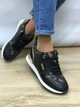 Кроссовки женские Guess Kadlin Logo Sneakers черные 38.5 (8) 25 см (B0BT8N8W1W) - изображение 2