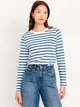 Футболка жіноча з довгим рукавом Old Navy M, Blue Stripe (Синя смужка) 500123425952 - зображення 1