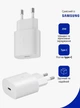 Швидка зарядка 25W для Samsung Galaxy Super Fast Charging PD type-C PRC-TA800, зарядний пристрій білий - изображение 2