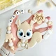 Подарочный набор на крестины для девочки с именной игрушкой грызунком Белочка бежевый, на выписку, полгода - изображение 2