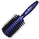 Щетка для волос Salon Professional круглая натуральная щетина + направляющие B9575G - изображение 1