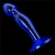 Стимулятор простаты Lovetoy Flawless Clear Prostate Plug 6.5 цвет синий (22213007000000000) - изображение 2