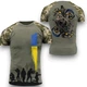Мужская футболка Слава Украине (Army) / XL - изображение 2