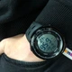 Часы наручные мужские SKMEI 1167BK BLACK, армейские часы противоударные. Цвет: черный - изображение 8