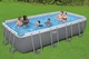 Бассейн каркасный BestWay 56465 549х274х122см + фильтр-насос + лестница +тент - изображение 2