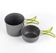 Набор туристической посуды Cooking Set DS-101, зеленые ручки - изображение 2