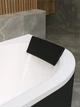 Ванна акриловая Helmken Marbella Lux 180x80 см (0395B1316G) комплект 4 в 1: левосторонняя ванна, ножки, Черный подголовник и Черная фронтальная панель - изображение 18