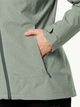 Куртка демисезонная с капюшоном женская Jack Wolfskin Moonrise 3In1 Jkt W 1115621-4137 M Серо-зеленая (4064886308939) - изображение 6
